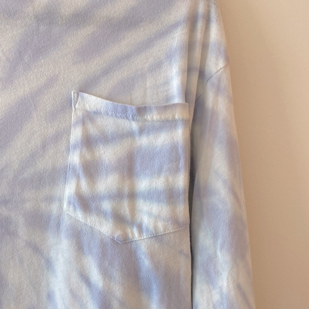 LACAUSA Long Sleeve Crewneck in Lavender Swirl - Picture 6 of 9